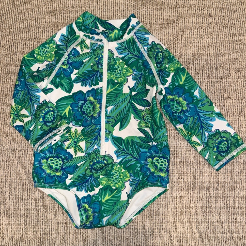 12-18m Janie and Jack Long Sleeve Bathing Suit